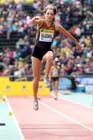 Olha Saladukha in the triple jump, 2012 Samsung Diamond League, Crystal Palace, London.